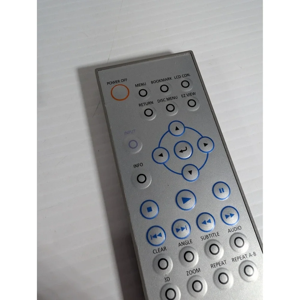 Samsung DVD-L200 Portable DVD Player Remote 01053F and Instruction Manual Silver